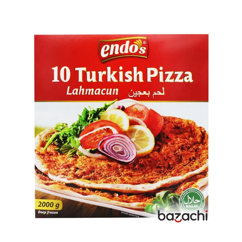 Endo's Turkish Pizza (Lahmacun), 10x200g - Frozen