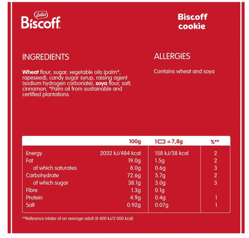 Lotus Biscoff Original Caramelised, Indivuidually Wrapped Biscuits, 300x