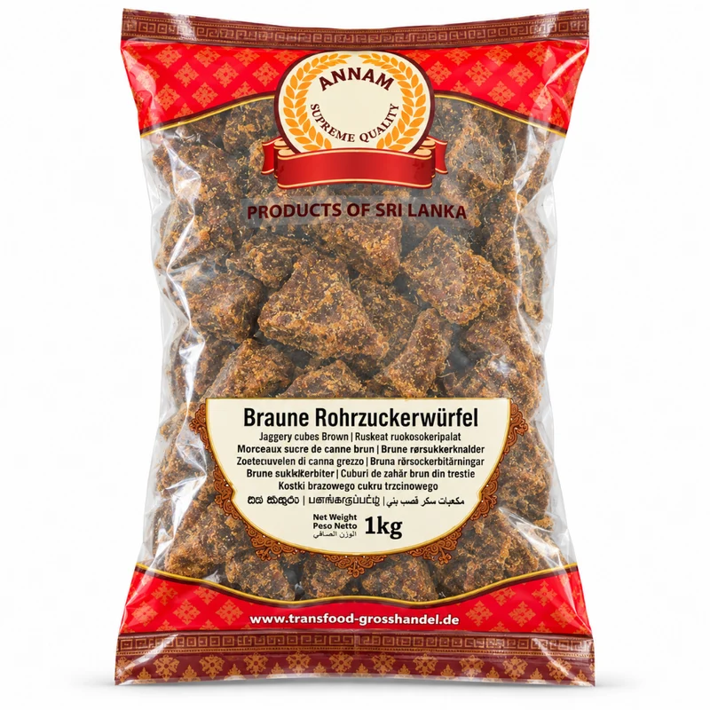 Annam Brown Jaggery Cubes 1kg