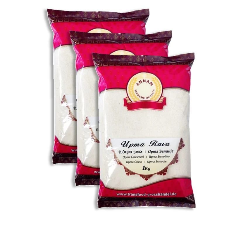 Annam Upma Rava 1kg Bundle (Choose your Quantity)