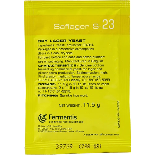 Fermentis | SafLager™ S-23 Lager | Dry Beer Yeast