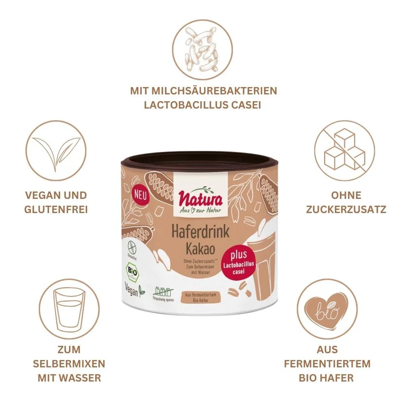 Haferdrinkpulver Kakao