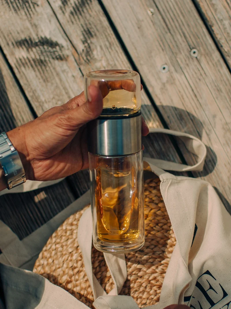 Glas Trinkflasche Nomad bottle