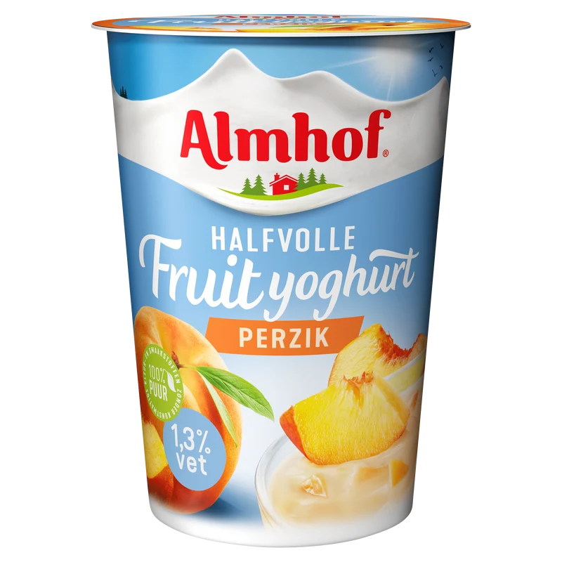 Almhof Halfvolle fruityoghurt perzik