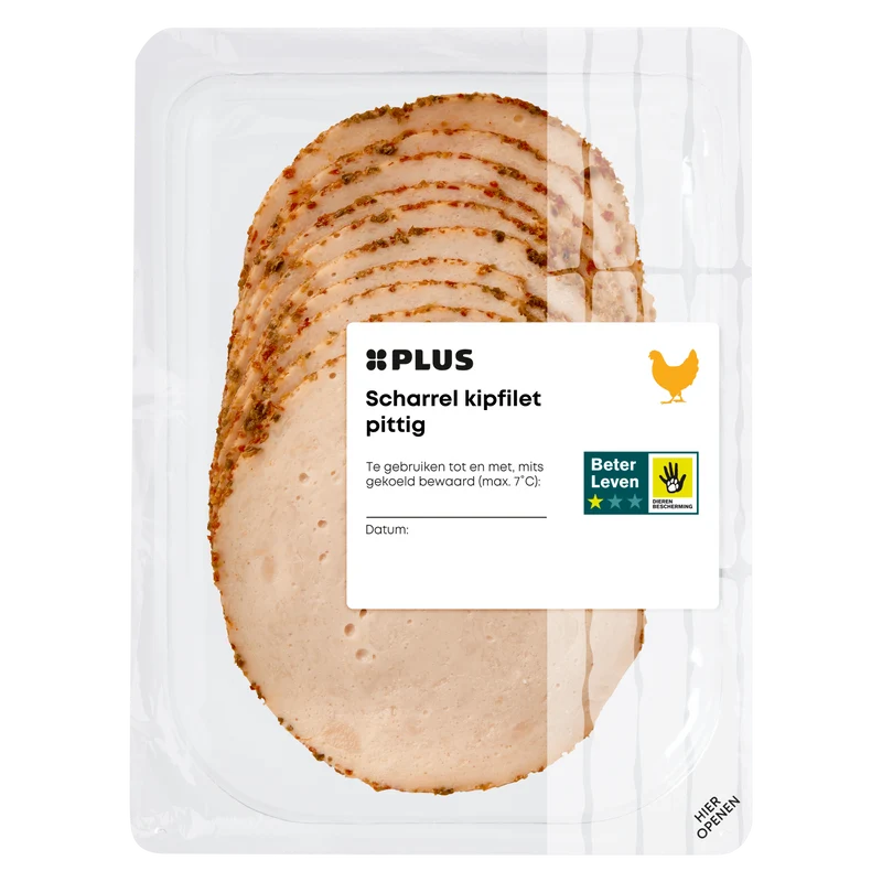 Scharrel kipfilet pittig