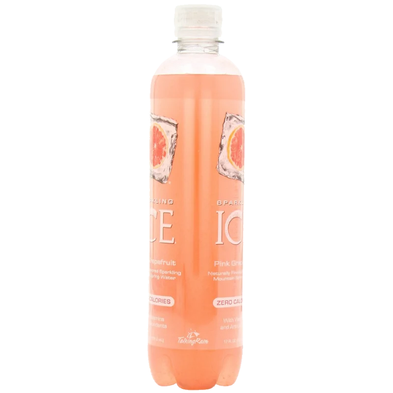 Craft Sparkling Ice Spring Water Pink Grapefruit 17-Ounce Bottles
