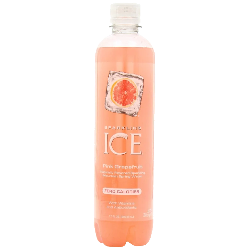 Craft Sparkling Ice Spring Water Pink Grapefruit 17-Ounce Bottles
