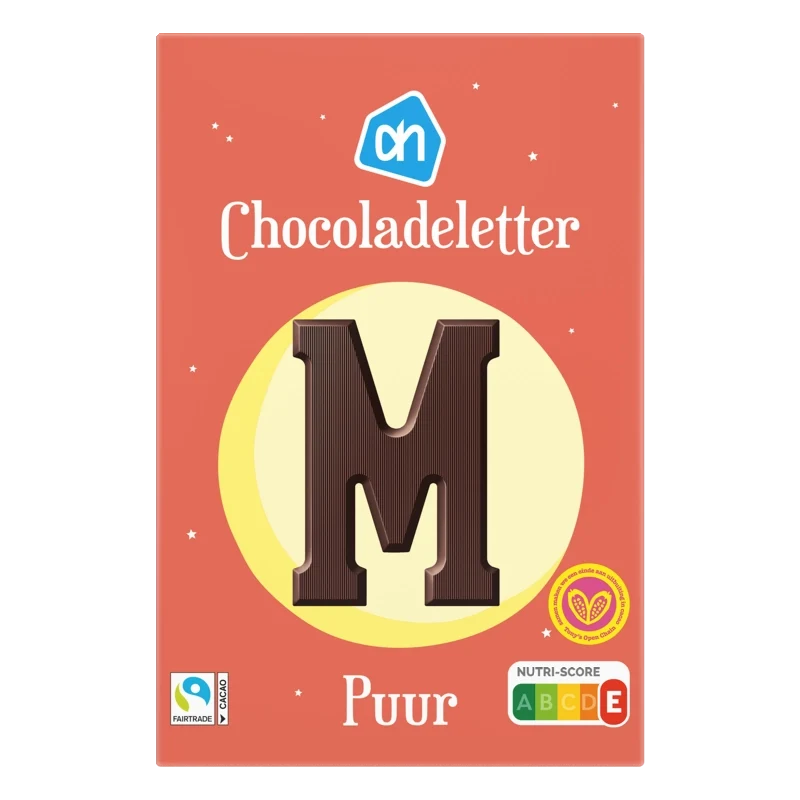 Chocoladeletter puur