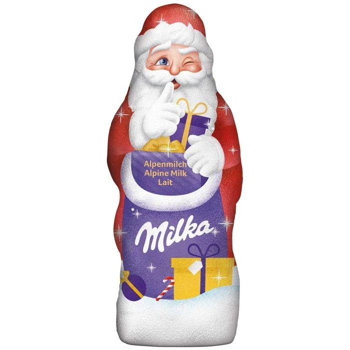 Milka Schokoladen Weihnachtsmann Alpenmilch 175g / 6.17 oz