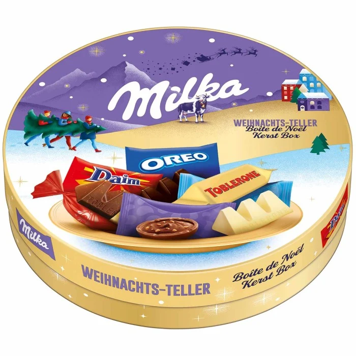 Milka & Friends Weihnachts-Teller 198g / 6.98oz