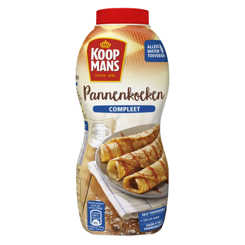 Koopmans Schudfles pannenkoeken compleet