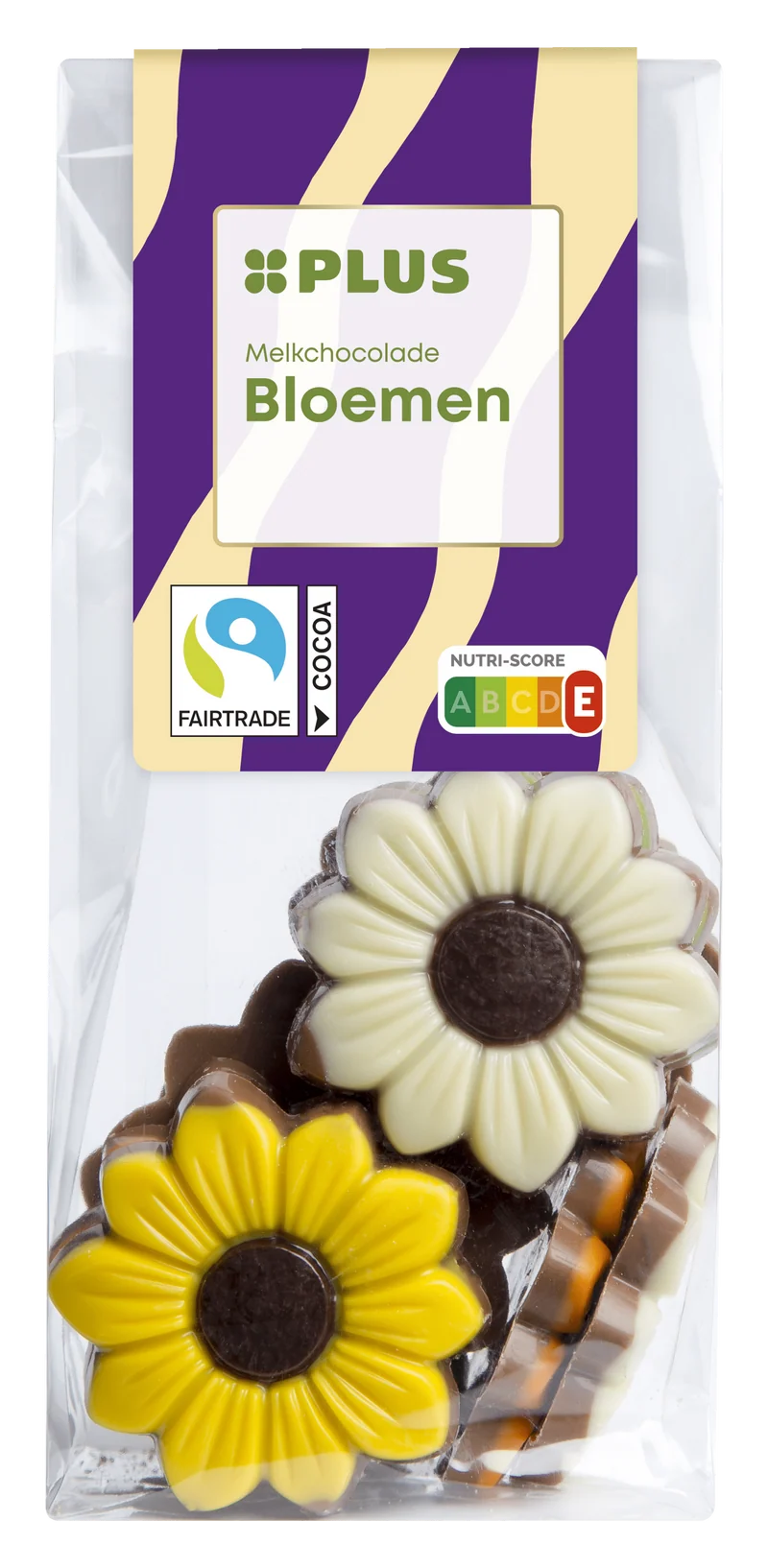 Chocoladefiguren bloemen melk