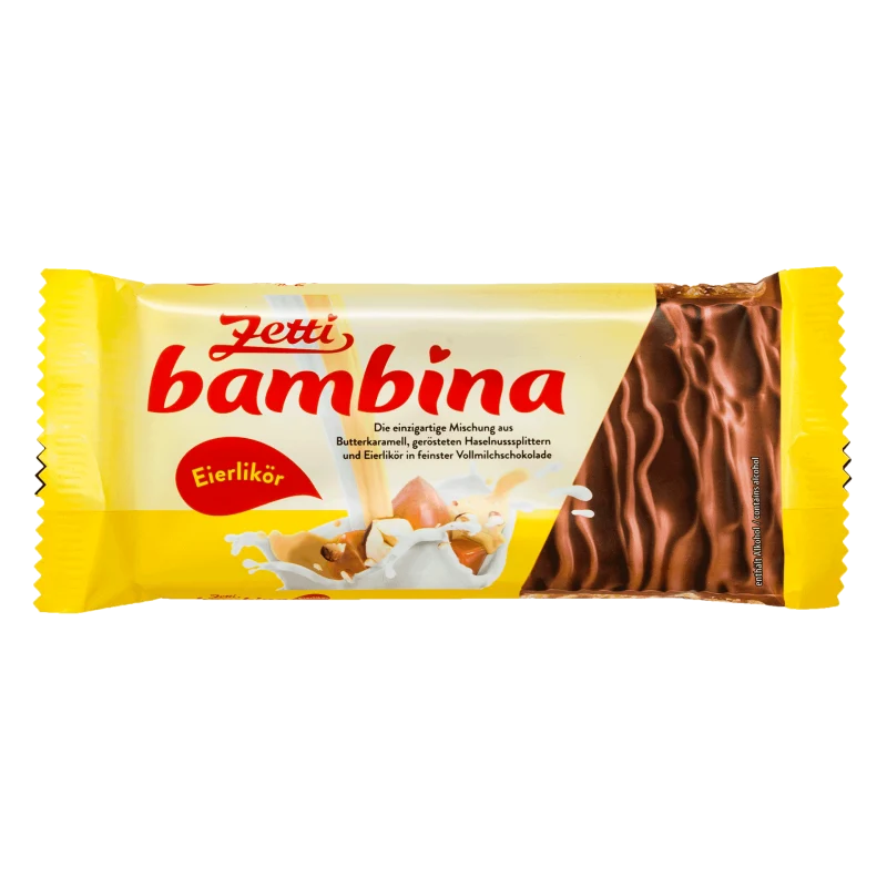 Zetti bambina Eierlikör Schokoladen Tafel 100g / 3.53oz