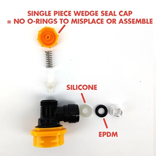 Duotight Ball Lock Quick Disconnect (QD) Beverage Out - 8 mm