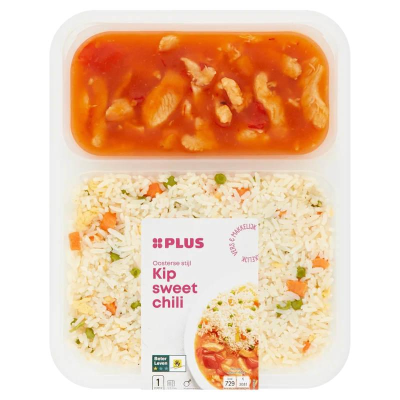 Kip Sweet Chili met Kantonese rijst