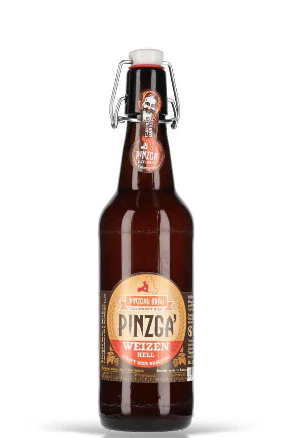 Pinzgau Bräu Pinzga Weizen Hell 5.2% vol. 0.5l