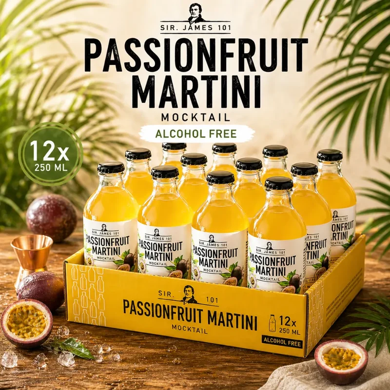 Sir. James 101 - Passionfruit Martini alkoholfrei - alkoholfreier Cocktail
