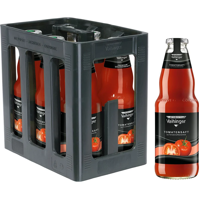 Vaihinger Tomatensaft 6x 1 Liter (MEHRWEG)