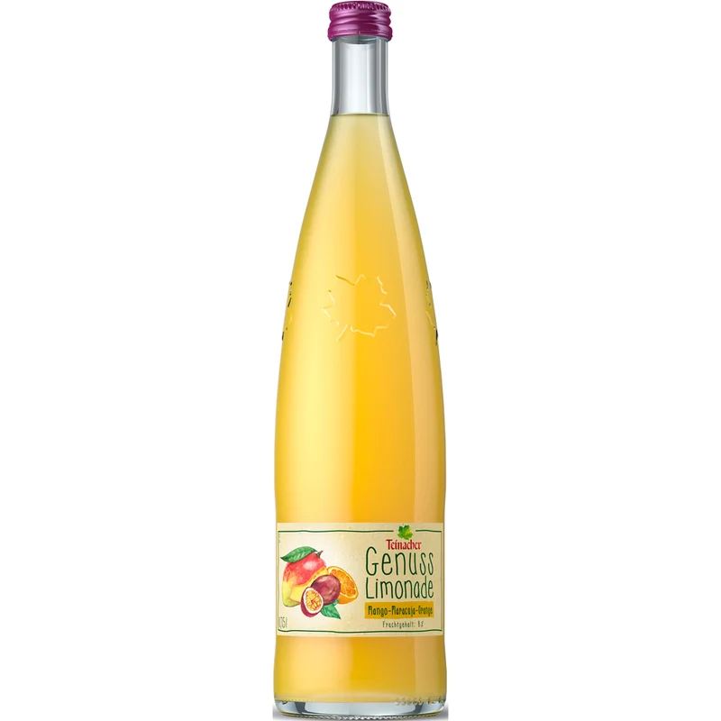 Teinacher GenussLimo Mango-Maracuja-Orange 12x 0,75 Liter (MEHRWEG)