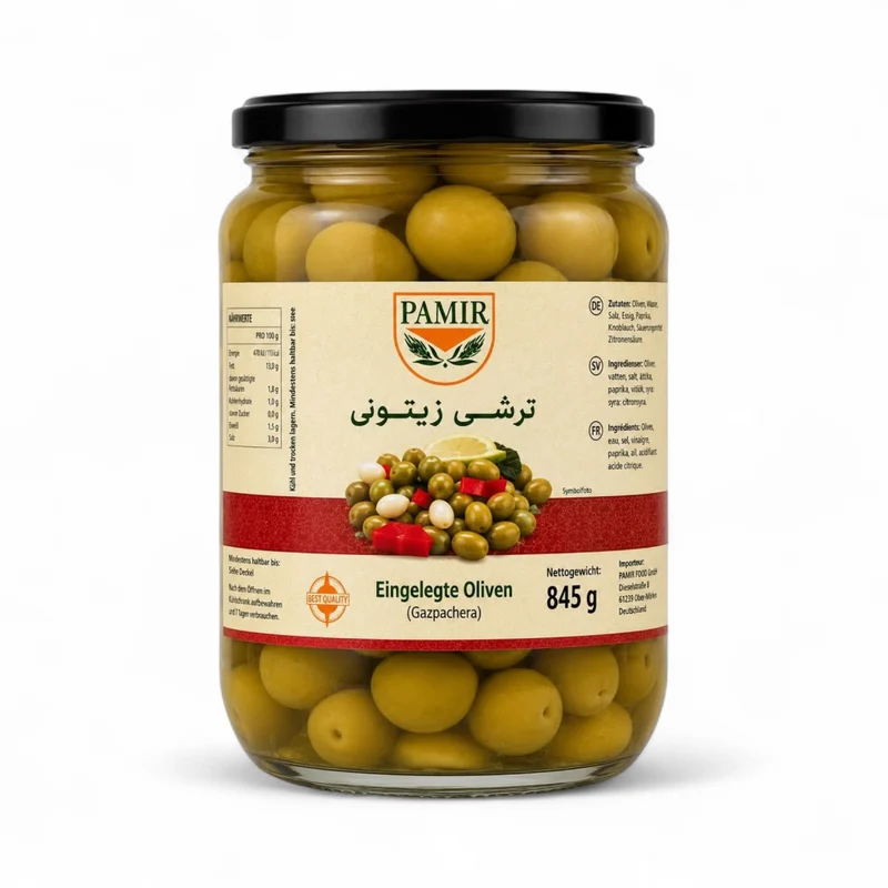 Pamir - Eingelegt Oliven (Gazpachera) 845gm