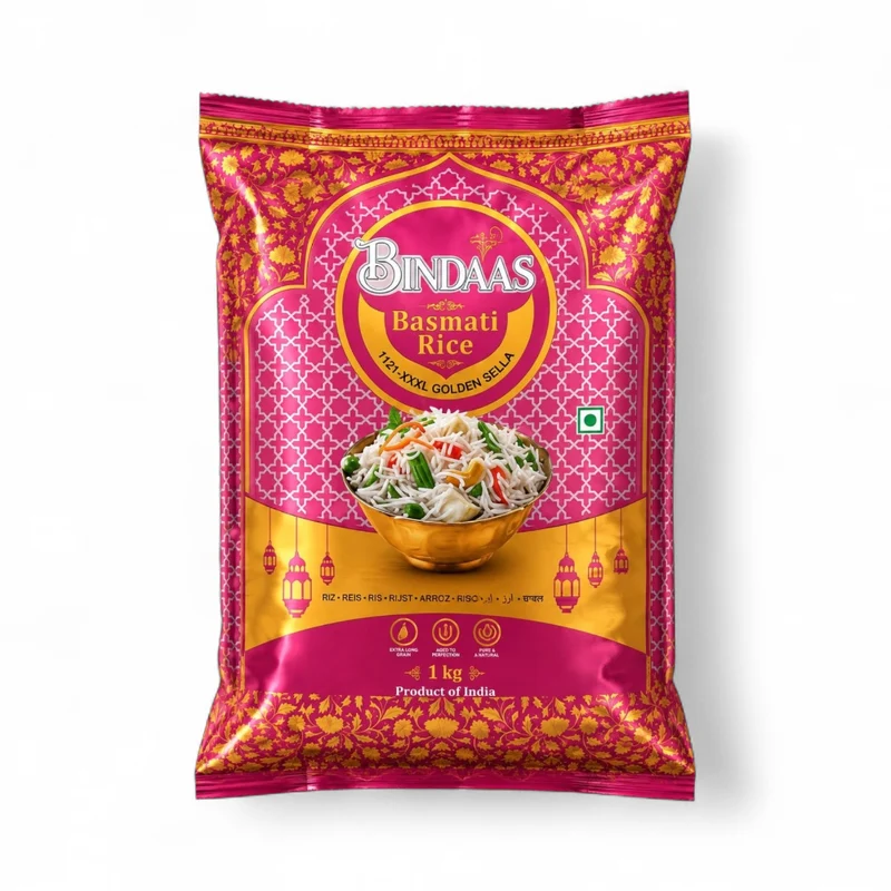 Bindaas Basmati Rice - Royale (Golden Sella) 1kg