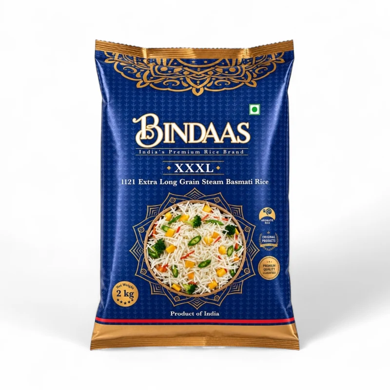 Bindaas Basmati Rice - Premium (Extra Long Grain) 2kg