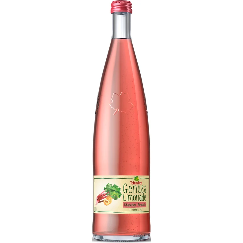 Teinacher Genuss-Limo Rhabarber-Mirabelle 12x 0,75 Liter (MEHRWEG)
