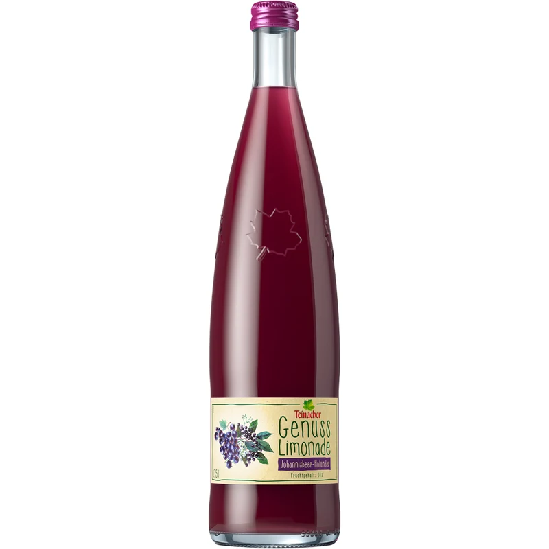 Teinacher GenussLimo Johannisbeer-Holunder 12x 0,75 Liter (MEHRWEG)