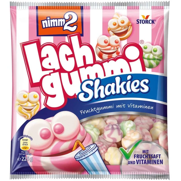 Storck nimm2 Lachgummi Shakies 225g / 7.93 oz