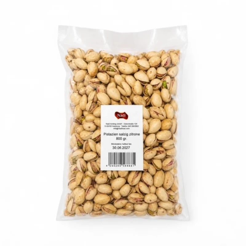 Nadi - Pistazien (Salzig & Zitrone) 800gm (BBE: 30.06.2027)