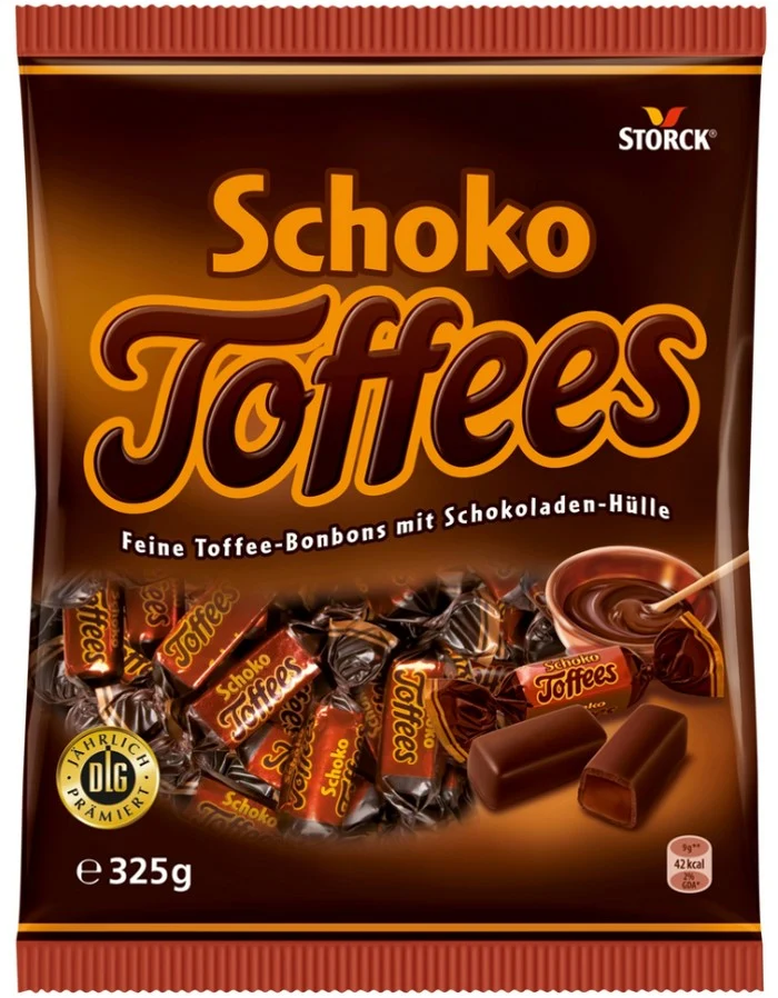 Storck Schoko Toffees Karamell Bonbons 325g