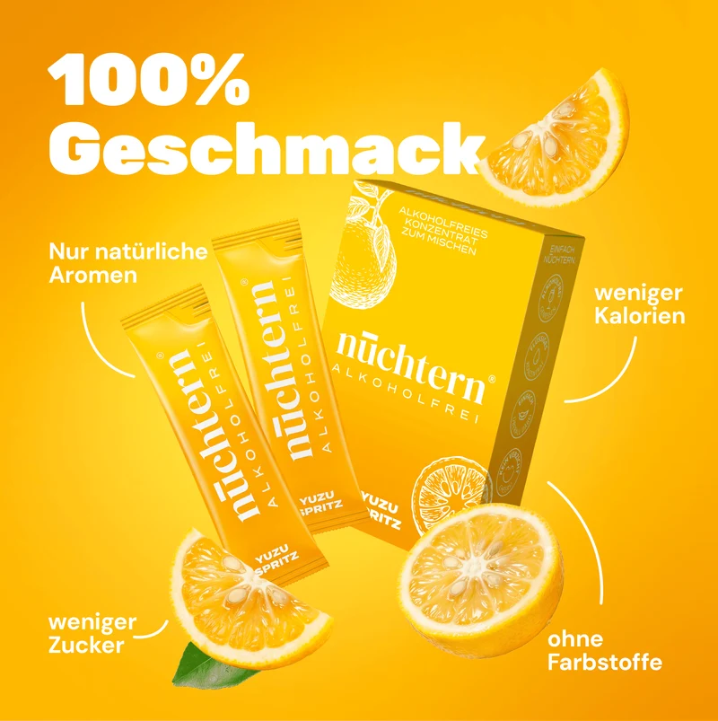 nüchtern Spritz Aperitivo Set Alkoholfrei – 20 Drinks (Yuzu + Pink Spritz)