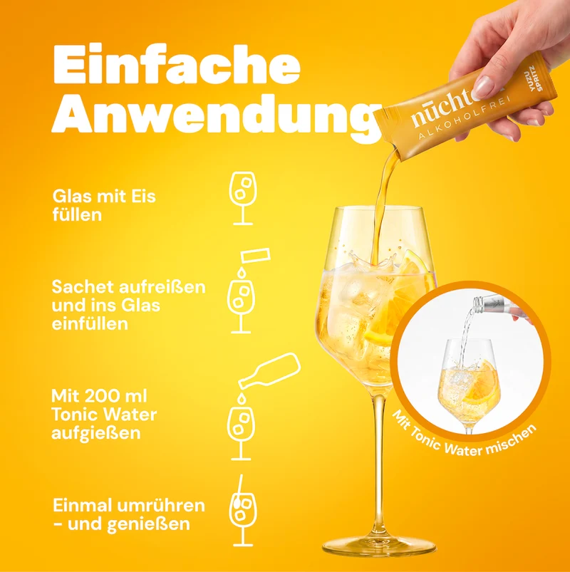 nüchtern Spritz Aperitivo Set Alkoholfrei – 20 Drinks (Yuzu + Pink Spritz)
