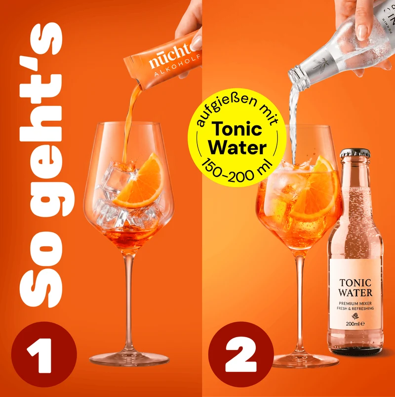nüchtern Italian Spritz Alkoholfrei – 2er‑Paket (20 Drinks für deinen Aperitivo)