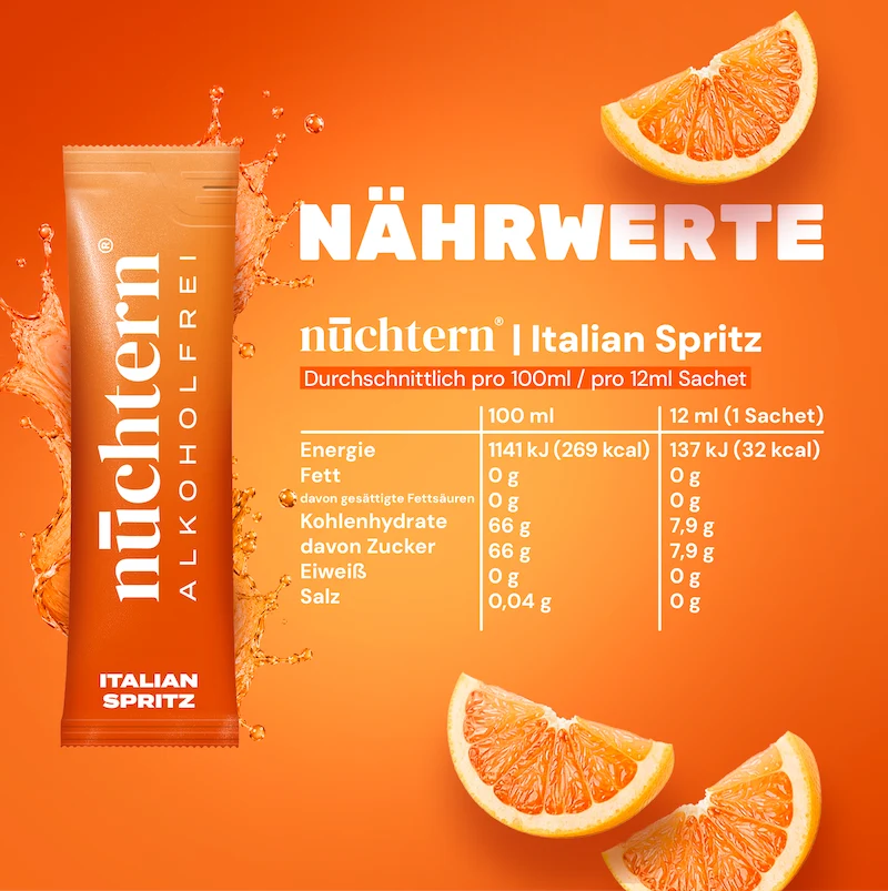 nüchtern Italian Spritz Alkoholfrei – 2er‑Paket (20 Drinks für deinen Aperitivo)