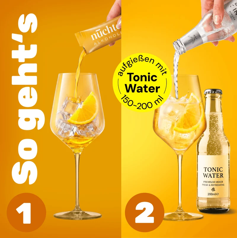 nüchtern Yuzu Spritz Alkoholfrei – 2er‑Paket (20 Drinks für deinen Aperitivo)