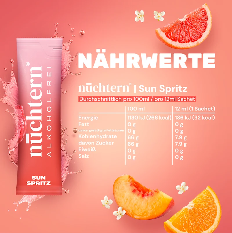 nüchtern Sun Spritz Alkoholfrei – 3er‑Paket (30 Drinks für deinen Aperitivo)