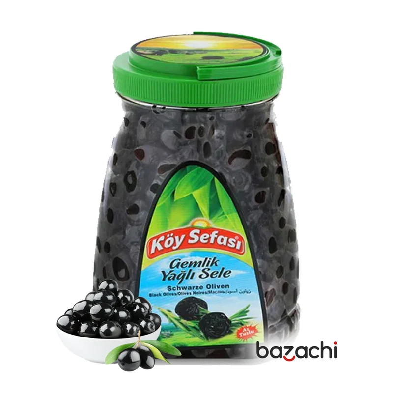 Koy Sefasi Gemlik Sele Natural Black Olive, 1.5kg
