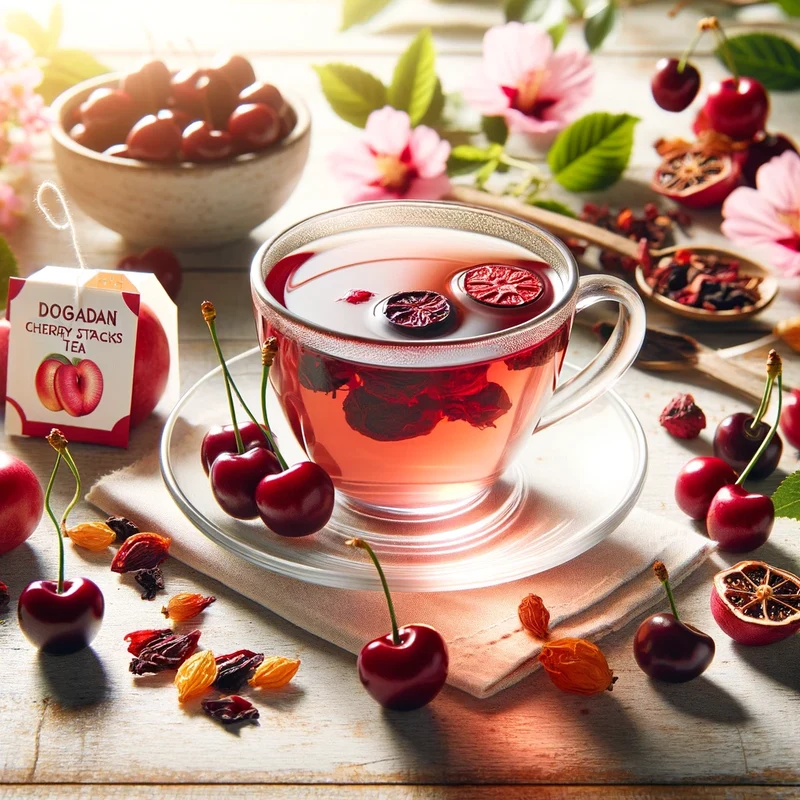 Dogadan Form Cherry Stalks Tea (Kiraz Sapli Cay) 20, Tea Bags