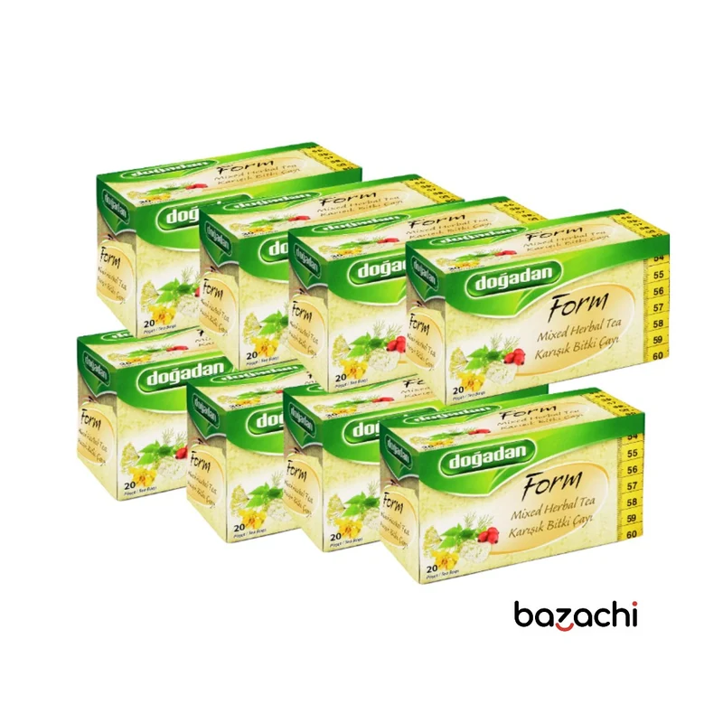 Dogadan Form Mixed Herbal Tea (Karisik Bitki Cayi), 20 Tea Bags