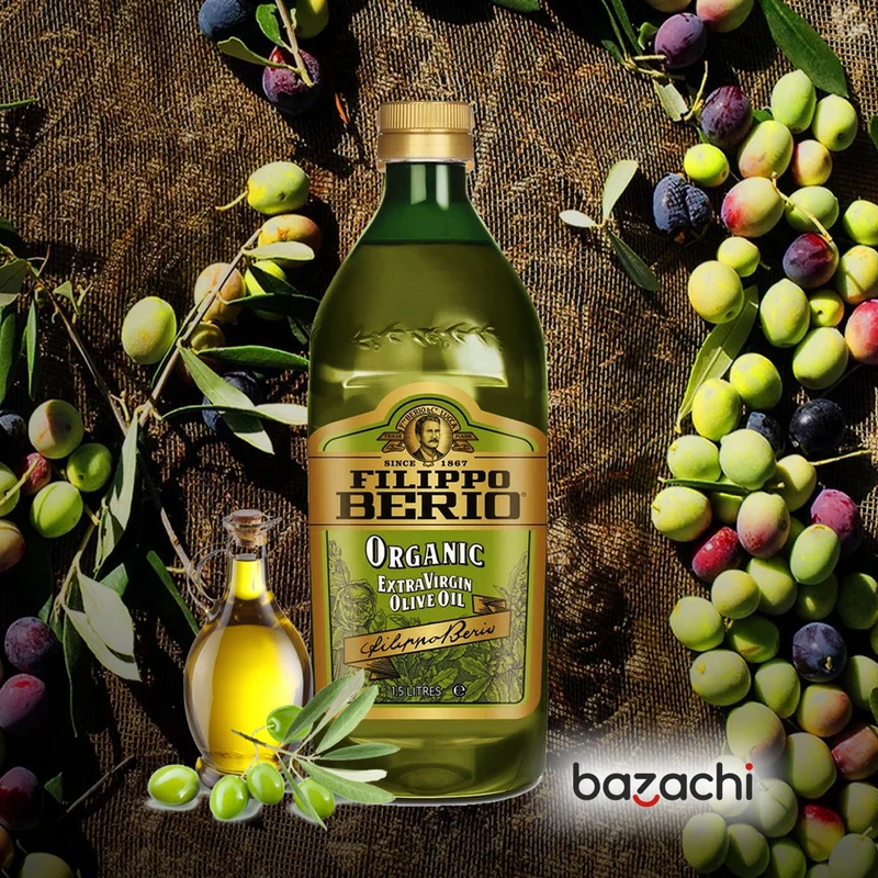 Filippo Berio Organic Extra Virgin Olive Oil, 1.5L