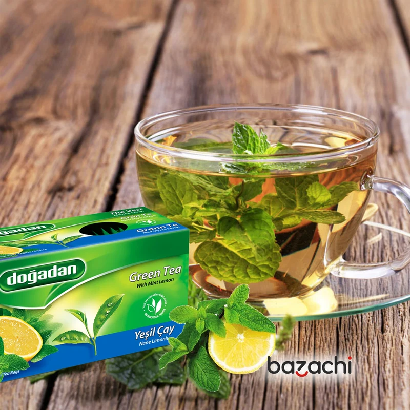 Dogadan Green Tea with Mint and Lemon 20 Tea Bags
