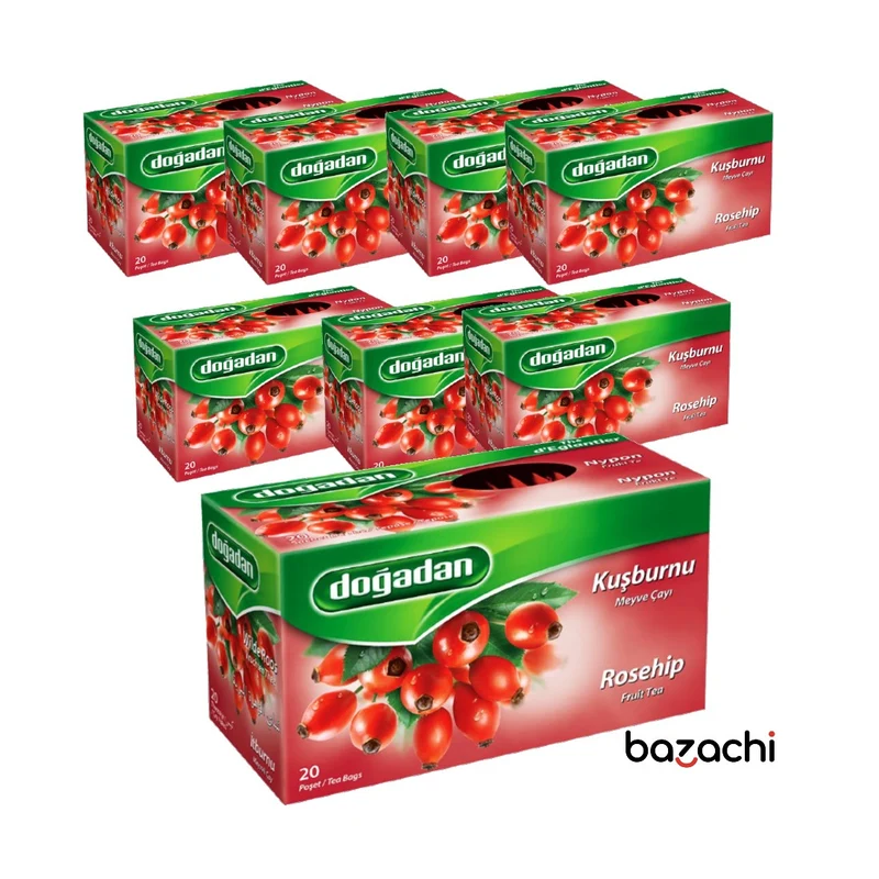 Dogadan Rosehip Tea (Kusburnu Cayi), 20 Tea Bags