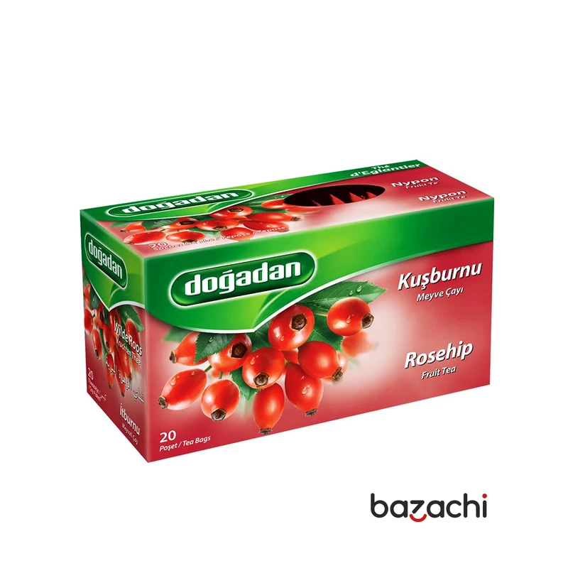 Dogadan Rosehip Tea (Kusburnu Cayi), 20 Tea Bags