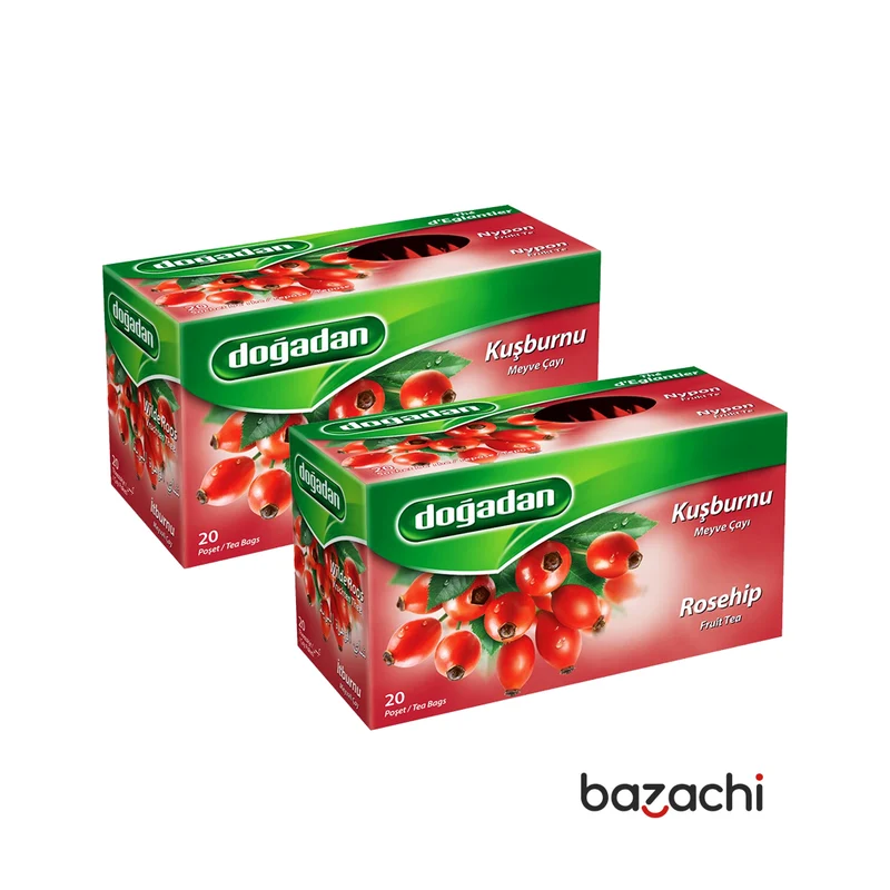 Dogadan Rosehip Tea (Kusburnu Cayi), 20 Tea Bags