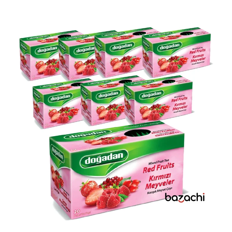 Dogadan Red Fruits Tea (Kirmizi Meyveler Cayi), 20 Tea Bags