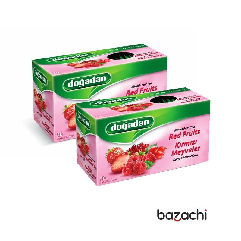 Dogadan Red Fruits Tea (Kirmizi Meyveler Cayi), 20 Tea Bags