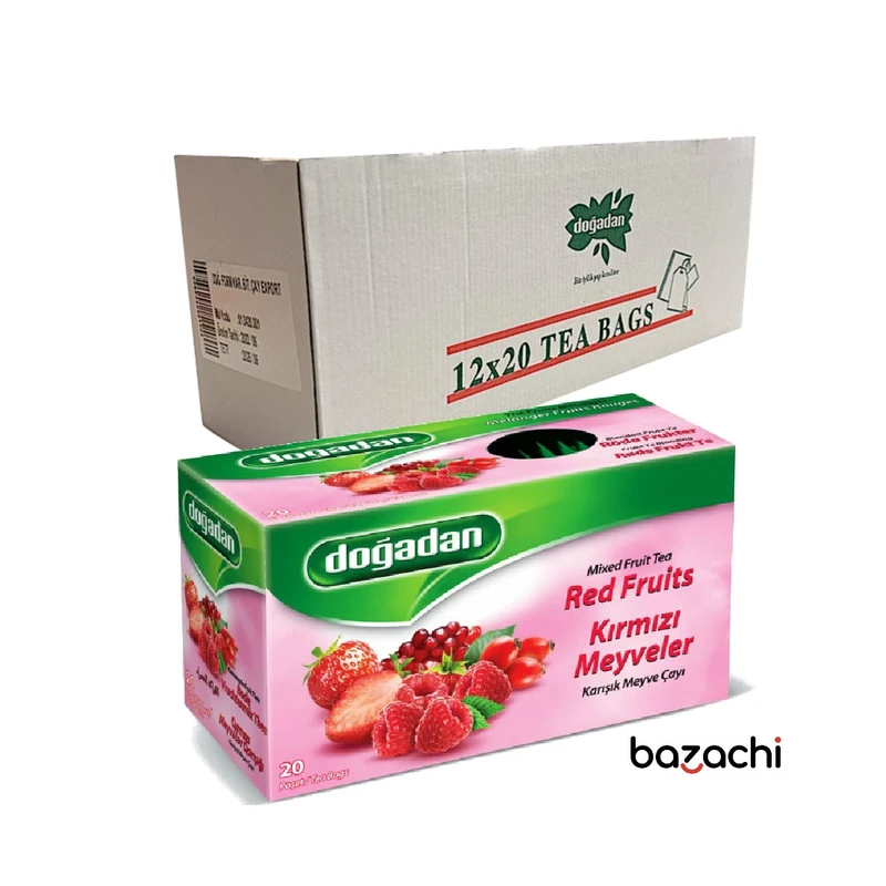 Dogadan Red Fruits Tea (Kirmizi Meyveler Cayi), 20 Tea Bags