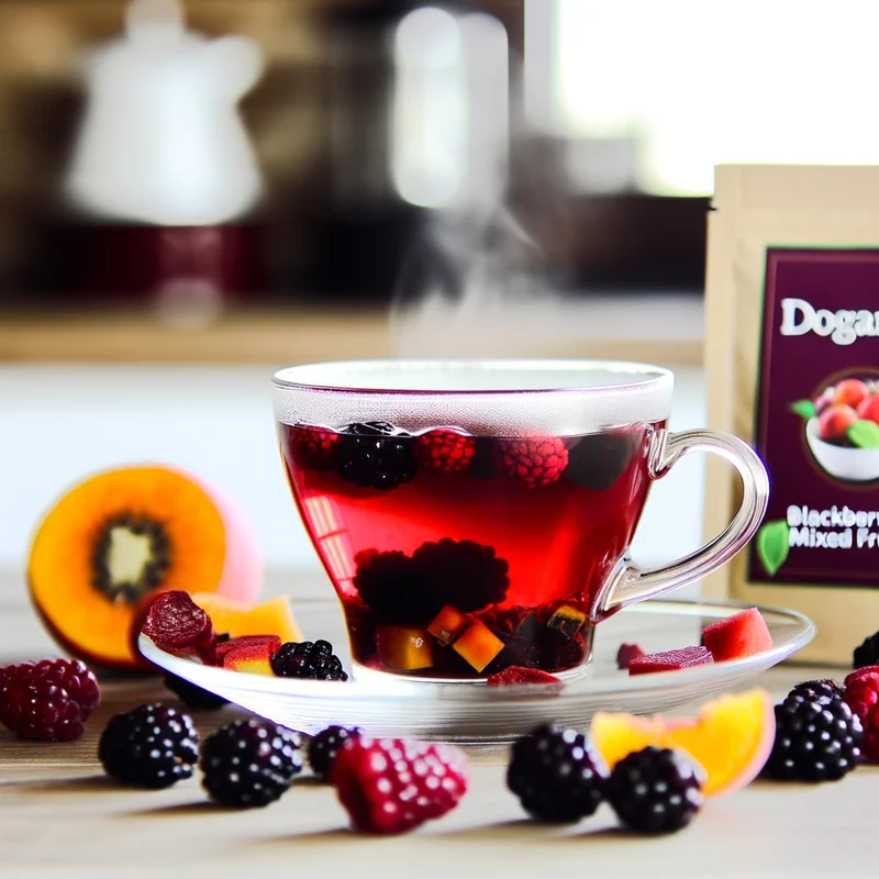 Dogadan Blackberry Mixed Fruit Tea (Bogurtlen Cay) 20 Tea Bags