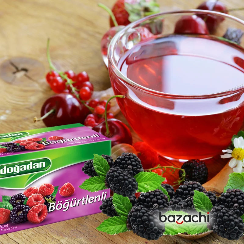 Dogadan Blackberry Mixed Fruit Tea (Bogurtlen Cay) 20 Tea Bags